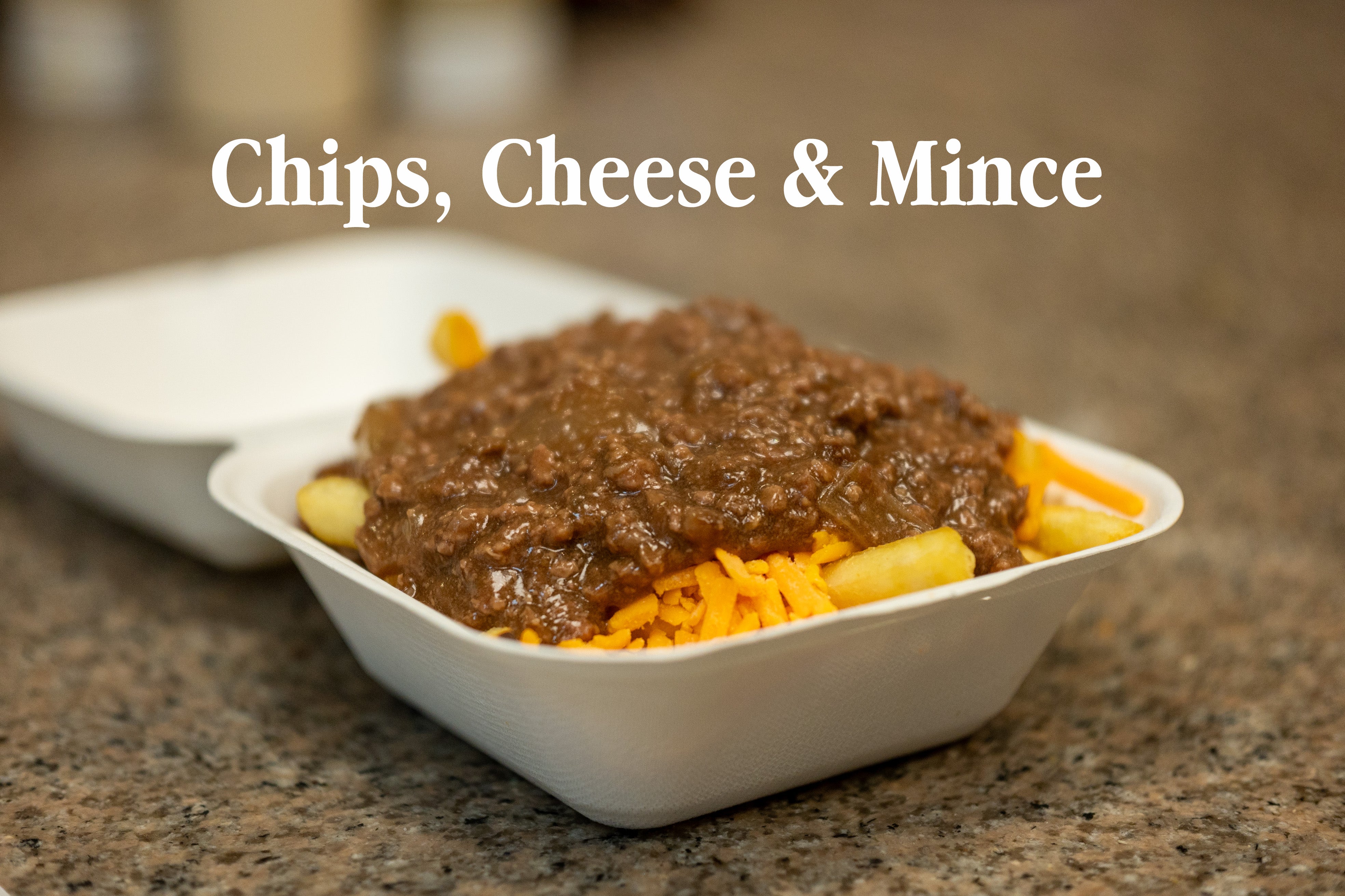 Chips & Mince - Large Portion - Clark's Bakery