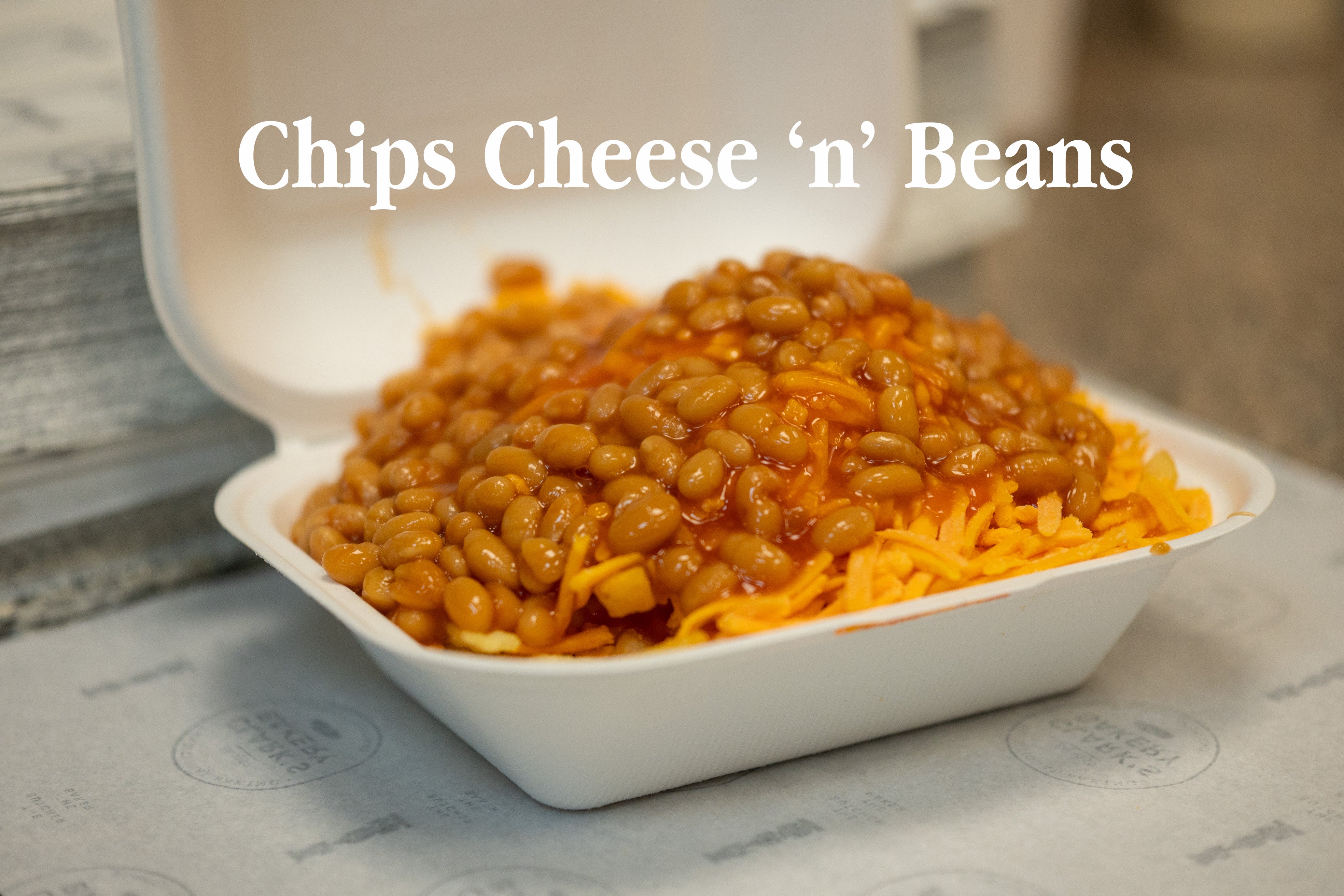 Chips, Cheese & Beans - Large Portion - Clark's Bakery