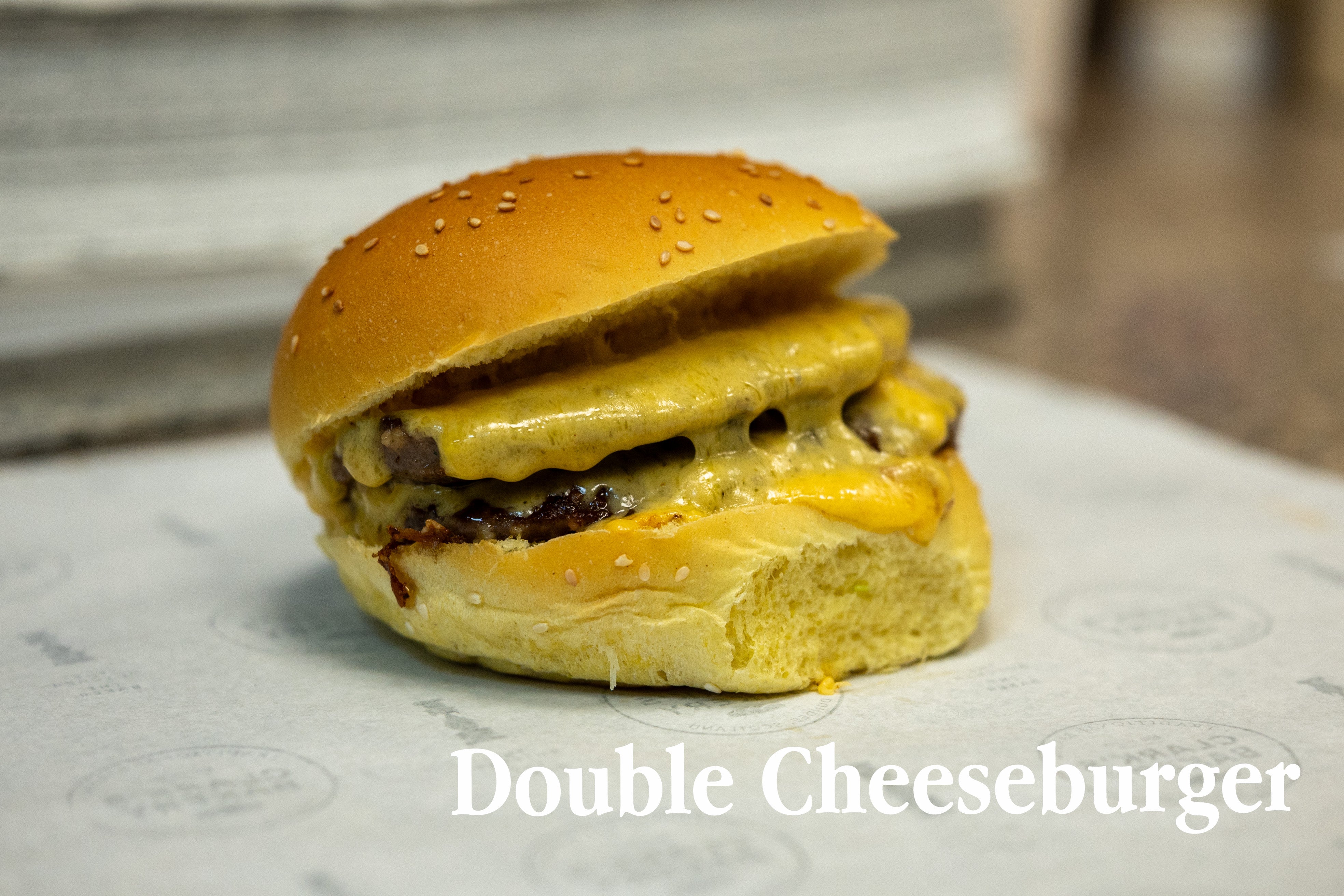 Double Cheese Burger - Clark's Bakery