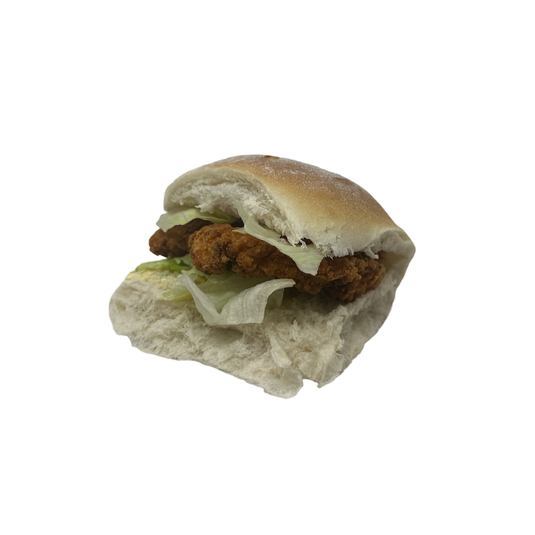 Breaded Spicy Chicken Fillet Burger with Lettuce & Mayo - Clark's Bakery