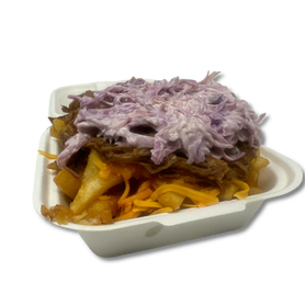 Chips, Pulled Pork, Coleslaw & Cheese - Clark's Bakery